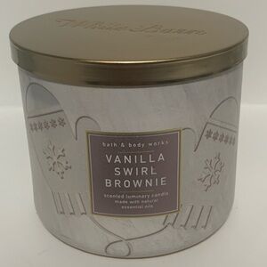 Bath & Body Works Vanilla Swirl Brownie Candle